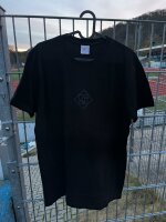 T Shirt mit schwarzem Vereinswappen L